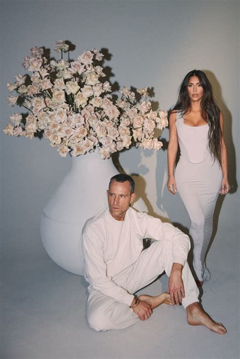 Kim Kardashian and Florist Jeff Leatham KKW Fragrance .